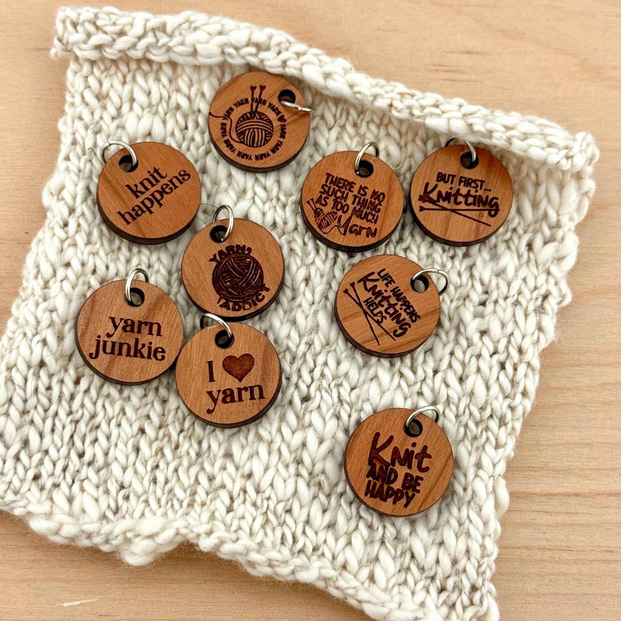 Stitch Markers & Progress Keepers